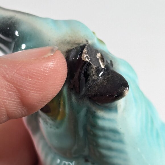 AS-IS Maddux of California Colourful Bird Planter Figurine Vase - Picture 6 of 12